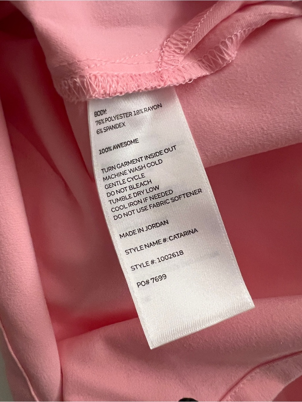 FIGS | Catarina One Pocket Scrub Top 3.0 in Sunrise Pink - Size S - Picture 9 of 9